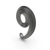 Black Glass Comma PNG & PSD Images