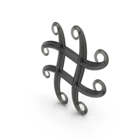 Black Glass Hashtag PNG & PSD Images