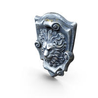 Lion Head Bas-Relief PNG & PSD Images