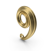 Gold Comma PNG & PSD Images