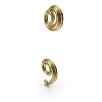 Gold Semicolon PNG & PSD Images