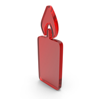 Candle Icon Glass PNG & PSD Images
