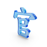 Glass Chinese Letter B Icon PNG & PSD Images