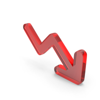 Glass Down Arrow Icon PNG & PSD Images