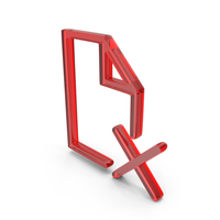 Glass File Delete Icon PNG & PSD Images