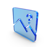 Glass Image Question Mark Icon PNG & PSD Images
