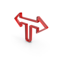 Glass Left And Right Arrow Outline Icon PNG & PSD Images