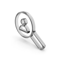 Glass Search Person Icon PNG & PSD Images