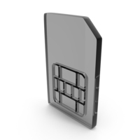 Glass Sim Card Icon PNG & PSD Images