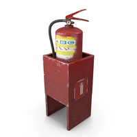 Extinguisher On Stand PNG & PSD Images