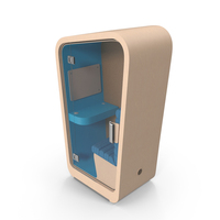 Modern Office Phone Booth PNG & PSD Images