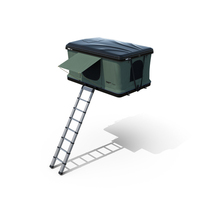 Hardshell Roof Top Tent Thule Basin Unfolded PNG & PSD Images