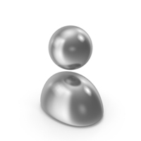 Silver Man Icon PNG & PSD Images