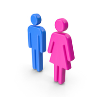 Man and Woman Symbol PNG & PSD Images