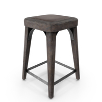 Old Counter Wood Stool PNG & PSD Images