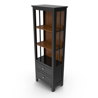 Black Keefe Bookcase PNG & PSD Images