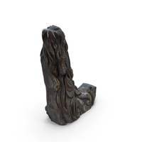 Horse Sculpture Carved from Wood PNG & PSD Images