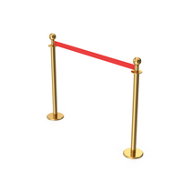 Gold Rope Barrier PNG & PSD Images