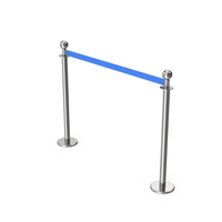 Blue Rope Barrier PNG & PSD Images