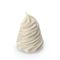 Ice Cream White Without Waffles PNG & PSD Images