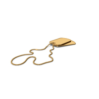 Gold Dog Tag PNG & PSD Images