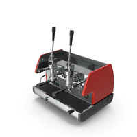 Commercial Espresso Machine La Pavoni BAR T 2L Red PNG & PSD Images