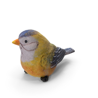Figurine Yellow Bird PNG & PSD Images