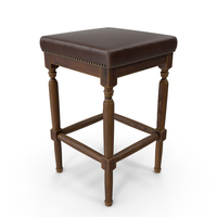 Counter Stool Leather PNG & PSD Images