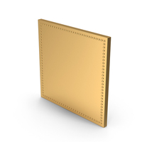 Gold Plate With Rivets PNG & PSD Images