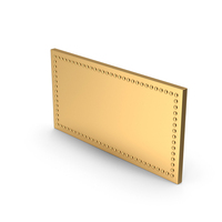 Gold Plate With Rivets PNG & PSD Images