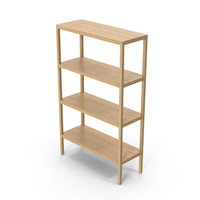Wooden Storage Rack PNG & PSD Images
