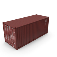 Cargo Shipping Container 20 ft PNG & PSD Images