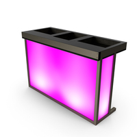 DJ Stand With Purple Lighting PNG & PSD Images