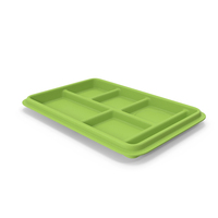 Compartment Meal Tray Green PNG & PSD Images
