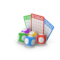 Bingo Balls And Cards PNG & PSD Images