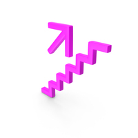 Violet Stairs Up Right PNG & PSD Images