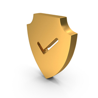 Shield With Tick Mark Icon PNG & PSD Images