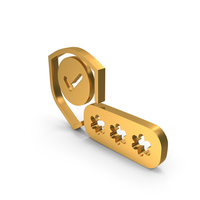Tick Secure Shield Password Icon PNG & PSD Images