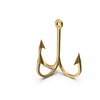 Gold Fishing Hook PNG & PSD Images