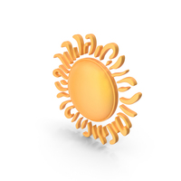 Stylized Sun Icon PNG & PSD Images