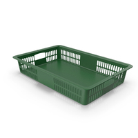 Green Plastic Crate PNG & PSD Images
