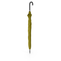 Classic Hook Handle Umbrella Folded PNG & PSD Images