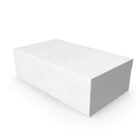 Shoe Box  White Blank PNG & PSD Images