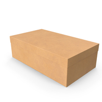 Shoe Box Brown Blank PNG & PSD Images