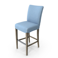 Blue Bar Chair PNG & PSD Images
