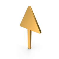 Gold Up Arrow Icon PNG & PSD Images