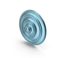 Blue Circular Locket PNG & PSD Images