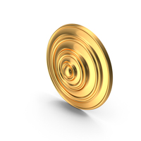 Gold Circular Locket PNG & PSD Images