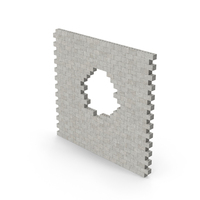 Concrete Bricks Wall Broken PNG & PSD Images