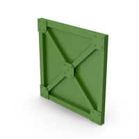 Green Metal Plate PNG & PSD Images
